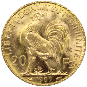 20-francs-marianne-coq-monnaie-francaise-monnaie-or-piece-pile